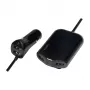 Logilink USB nabíjačka do auta, 2+2 porty, 24 W, čierna