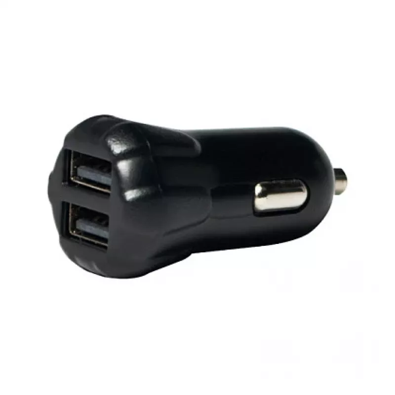 LogiLink USB auto nabíjačka set, 2-portová nabíjačka + držiak
