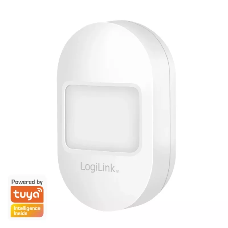 Logilink WiFi Smart PIR snímač pohybu, kompatibilný s Tuya, biely