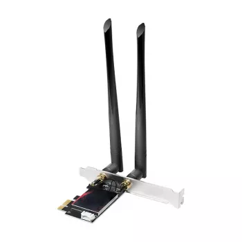LogiLink WL0248 PCI-Express Wi-Fi 6E AX5400 tri-band karta s Bluetooth 5.2, 2,4/5/6 GHz, 2x odnímateľné 5-dBi antény, Intel AX210, WPA3, Windows 10/11 & Linux