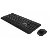 Logitech Advanced Combo bezdrôtová súprava klávesnice a myši - čierna