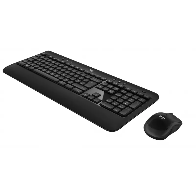 Logitech Advanced Combo bezdrôtová súprava klávesnice a myši - čierna