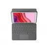 Logitech Combo Touch - klávesnica a folio puzdro - s trackpadom - podsvietená - Apple Smart Connector - QWERTY - talianska - grafitová - pre Apple 10,2-palcový iPad (7. generácia, 8. generácia, 9. generácia)