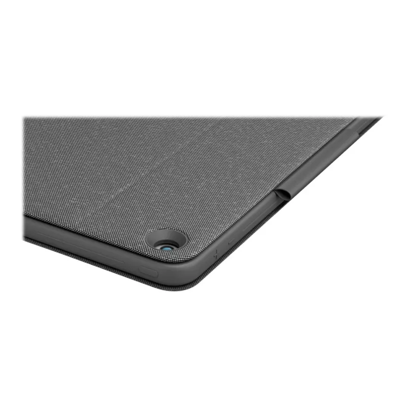 Logitech Combo Touch - klávesnica a folio puzdro - s trackpadom - podsvietená - Apple Smart Connector - QWERTY - talianska - grafitová - pre Apple 10,2-palcový iPad (7. generácia, 8. generácia, 9. generácia)