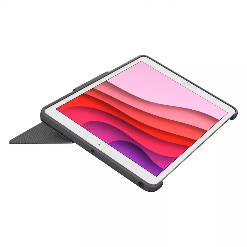 Logitech Combo Touch klávesnica a folio puzdro s touchpadom pre Apple 10,2 inch iPad (7., 8., 9. generácia) – grafit – UK rozloženie