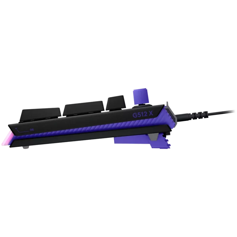 LOGITECH G512 X 98 káblová herná klávesnica - ČIERNA - US INT'L - USB - TAKTILNÉ