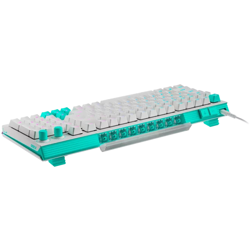 LOGITECH G512 X 98 káblová herná klávesnica - biela - US International - USB - tactile (GX Brown)