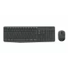 Logitech MK235 bezdrôtová klávesnica a myš set, 2,4 GHz RF, QWERTZ rozloženie, čierna, USB prijímač – 920-008031