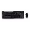 Logitech MK270 bezdrôtová sada – plnohodnotná RF 2,4 GHz klávesnica a myš (čierna)