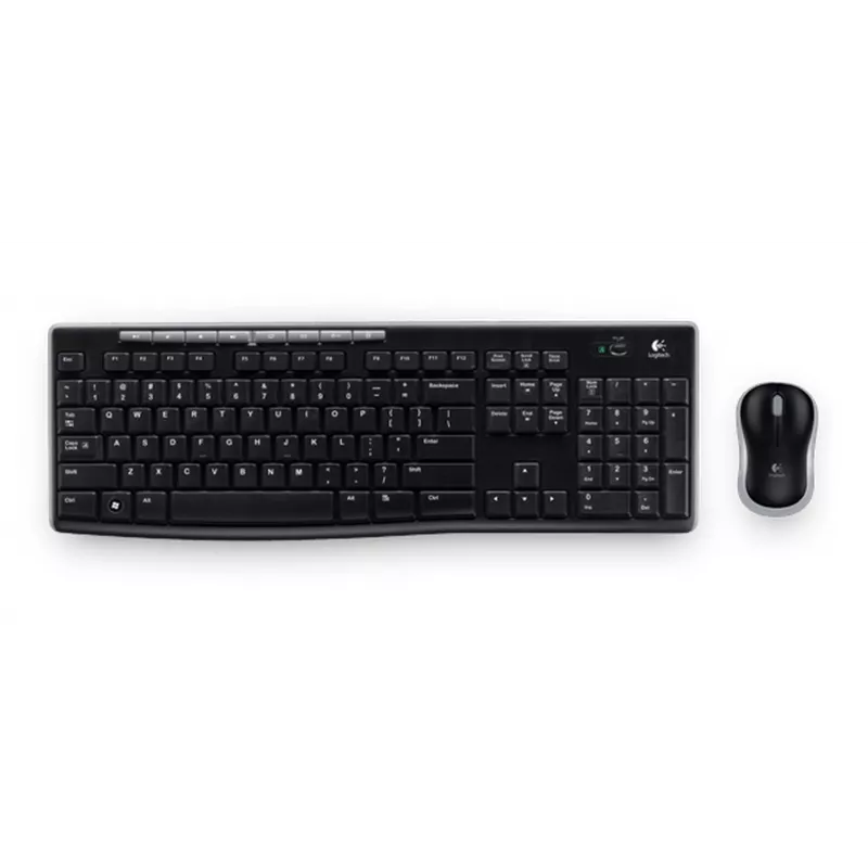 Logitech MK270 bezdrôtová sada – plnohodnotná RF 2,4 GHz klávesnica a myš (čierna)