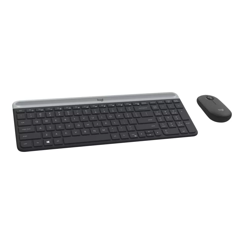 Logitech MK470 Slim Combo - grafitová