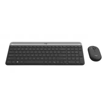 Logitech MK470 Slim Combo - grafitová