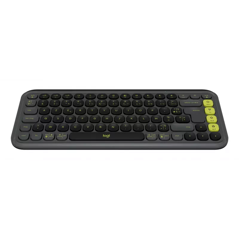 Logitech POP ICON KEYS Graphite francúzska AZERTY bezdrôtová mechanická klávesnica