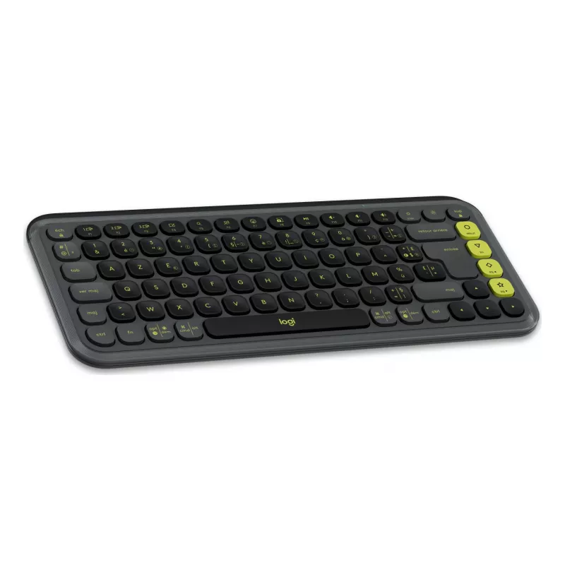 Logitech POP ICON KEYS Graphite francúzska AZERTY bezdrôtová mechanická klávesnica