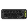 Logitech POP ICON KEYS Graphite francúzska AZERTY bezdrôtová mechanická klávesnica