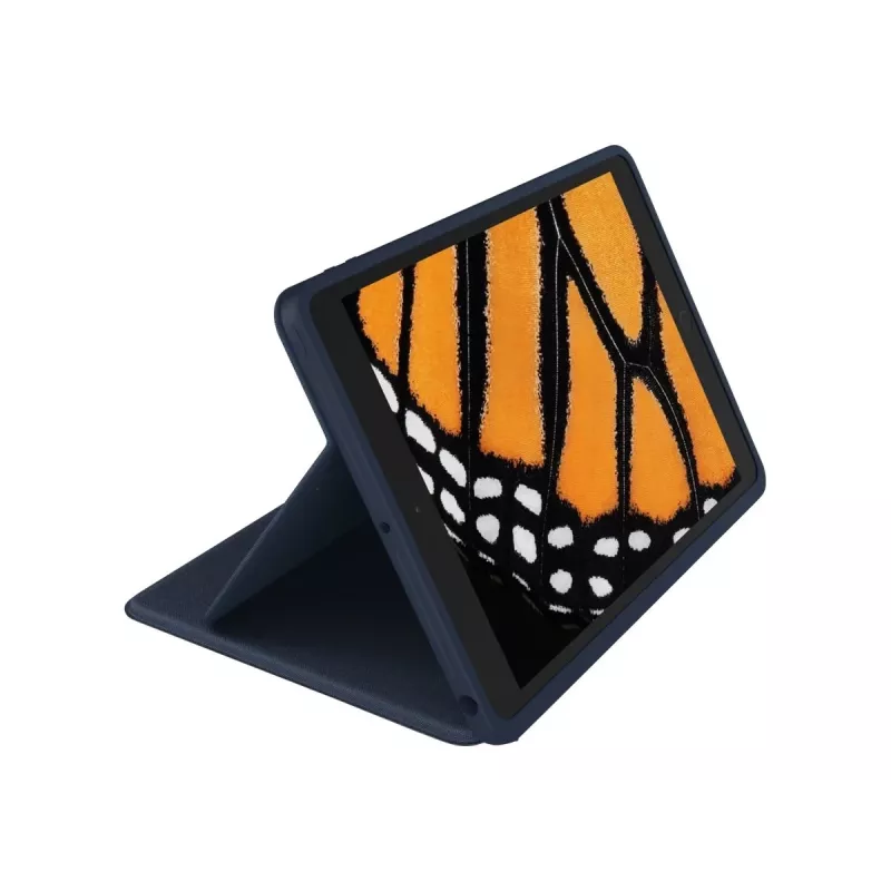 Logitech Rugged Combo 3 Touch for Education – klávesnica a folio puzdro – s touchpadom – Apple Smart Connector – AZERTY – francúzska – Classic Blue – pre vzdelávacie inštitúcie – pre Apple 10,2