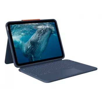 Logitech Rugged Combo 4c Touch Classic Blue puzdro na iPad s klávesnicou a touchpadom
