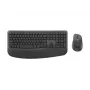 Logitech Signature Comfort Plus Combo MK880 for Business - sada klávesnice a myši - Full Size - s LED indikátorom batérie - bezdrôtová - USB-C, Bluetooth LE - QWERTZ - nemecká - grafitová