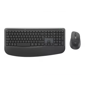 Logitech Signature Comfort Plus MK880 Desktop Combo grafitová QWERTZ