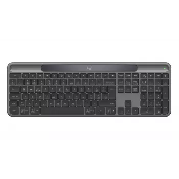 Logitech Signature Slim Solar+ K980 Bezdrôtová klávesnica grafitová švajčiarske rozloženie 920-013756