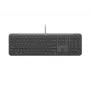 Logitech Signature Slim Wired K620 for Business, švajčiarske rozloženie, Graphite