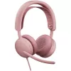 Logitech Zone Wired 2 Headset, ružový