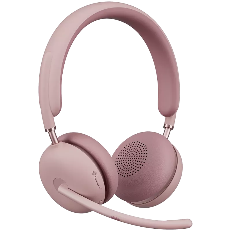 Logitech Zone Wireless 2 - káblové a bezdrôtové - kancelária/call centrum - 230 g - headset - ružová