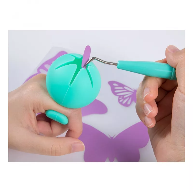 LOKLiK Weeding Tools Bundle SG-GJ-0016-US-L-B2B - 4-dielna sada v metalickej tyrkysovej pre vinyl
