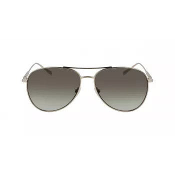 LONGCHAMP LO139S712 dámske motýlie slnečné okuliare - čierny rám, sivé gradientové sklá 59mm