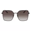 Longchamp LO173S5715001 dámske slnečné okuliare - čierny rám, sivé sklá, 57 mm