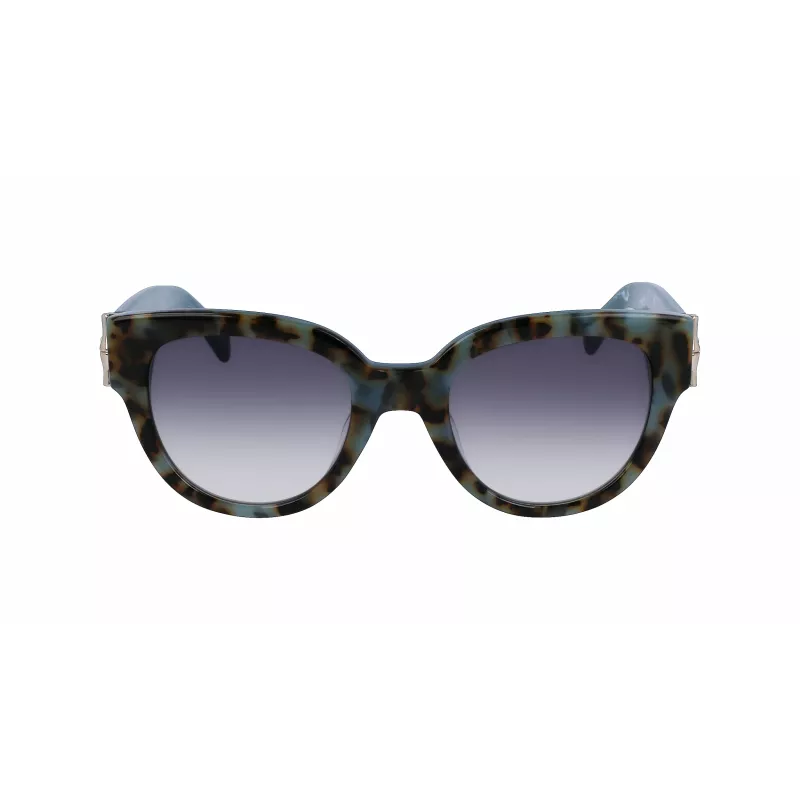 LONGCHAMP LO733S dámske hranaté acetátové slnečné okuliare Havana hnedá gradient 52 mm