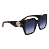 LONGCHAMP LO734S-430 dámske geometrické slnečné okuliare Havana acetát gradient hnedé sklo 53 mm