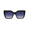 LONGCHAMP LO734S-430 dámske geometrické slnečné okuliare Havana acetát gradient hnedé sklo 53 mm