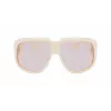 Longchamp LO736S-109 dámske nadrozmerné hranaté slnečné okuliare Havana hnedý gradient