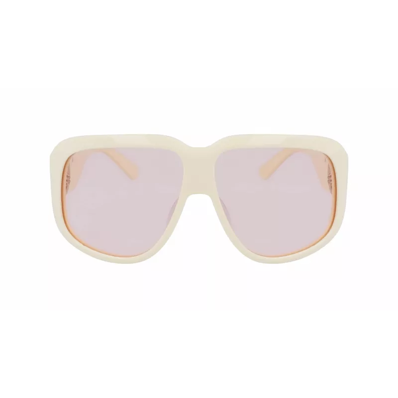 Longchamp LO736S-109 dámske nadrozmerné hranaté slnečné okuliare Havana hnedý gradient