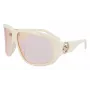 Longchamp LO736S-109 dámske nadrozmerné hranaté slnečné okuliare Havana hnedý gradient