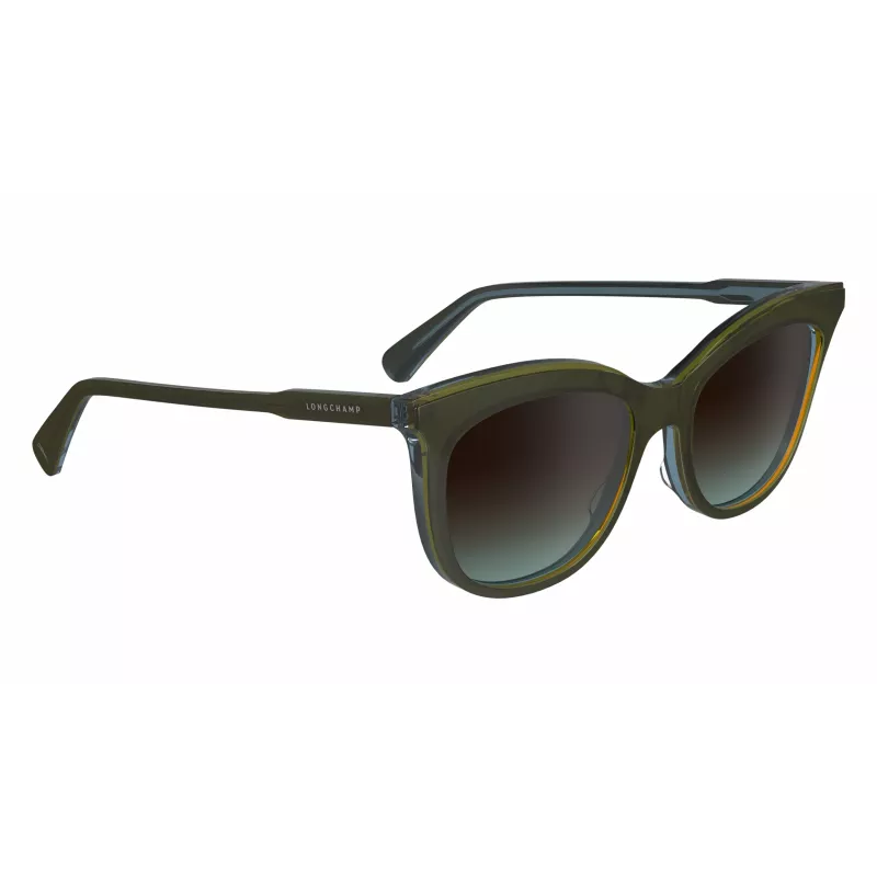 LONGCHAMP LO738S5318310 dámske butterfly slnečné okuliare Havana hnedá 53mm