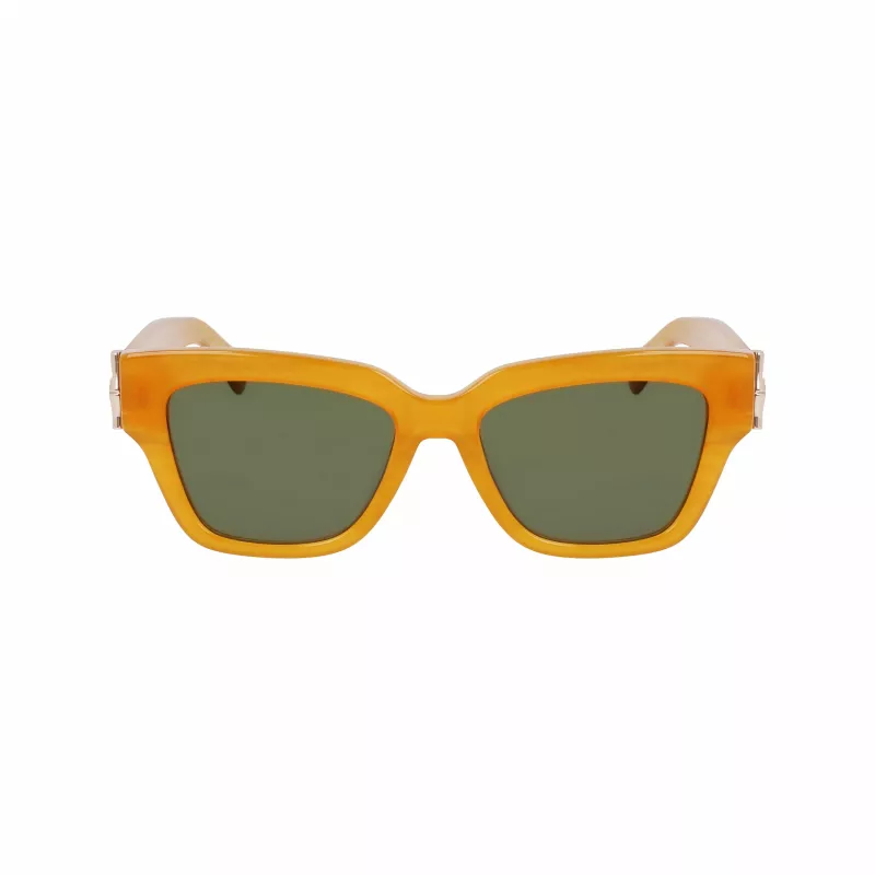 Longchamp LO745S-741 dámske slnečné okuliare Havana acetát hranaté 53 mm