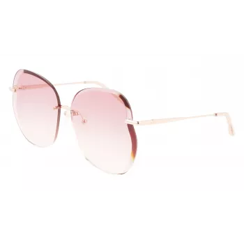 Longchamp dámske slnečné okuliare LO160S716 motýlie Havana s gradientovými sivými šošovkami (65/17/140 mm)