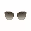 LONGCHAMP dámske slnečné okuliare LO180S-727 Havana Brown Gradient motýlie cat-eye 58mm