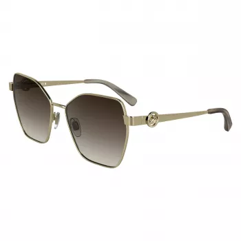 LONGCHAMP dámske slnečné okuliare LO180S-727 Havana Brown Gradient motýlie cat-eye 58mm