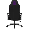 LORGAR CHA41 ergonomická herná stolička Advanced, Premium Anti-Stain látka, čierna/fialová