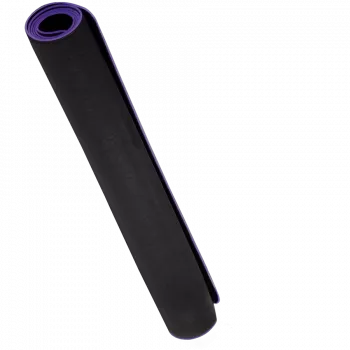 LORGAR RX1FM Sim Racing podložka na podlahu Advanced, s obšitým okrajom, 1700x700x3 mm, čierna/fialová