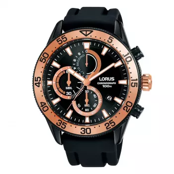 Lorus RM339FX9 pánske quartz analogové hodinky 43 mm oceľ modrý ciferník