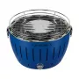 LotusGrill G280 U Blue prenosný gril na drevené uhlie s technológiou bez dymu