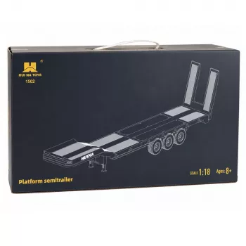 Nízkoložný náves pre Scania 770S Huina sivý 1:18