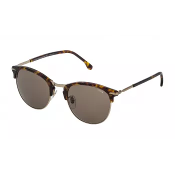 LOZZA SL2293M5208FT unisex slnečné okuliare, Havana acetátová obruba, sivé gradientové sklá, 52/21/140 mm