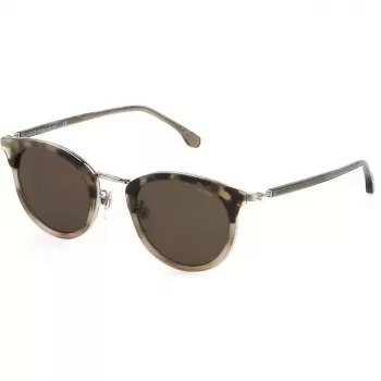 LOZZA SL2393-4902BW unisex obdĺžnikové slnečné okuliare Havana/hnedá 49 mm
