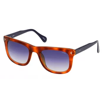 LOZZA SL4006M5209BG Unisex slnečné okuliare – čierny acetátový rám, sivé polykarbonátové šošovky, ochrana UV400, šírka šošovky 52 mm