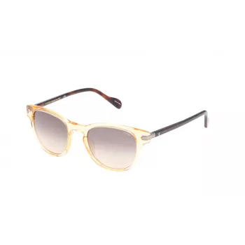 LOZZA SL4032M490858 unisex obdĺžnikové slnečné okuliare - lesklá čierna obruba, sivé sklá, 49 mm